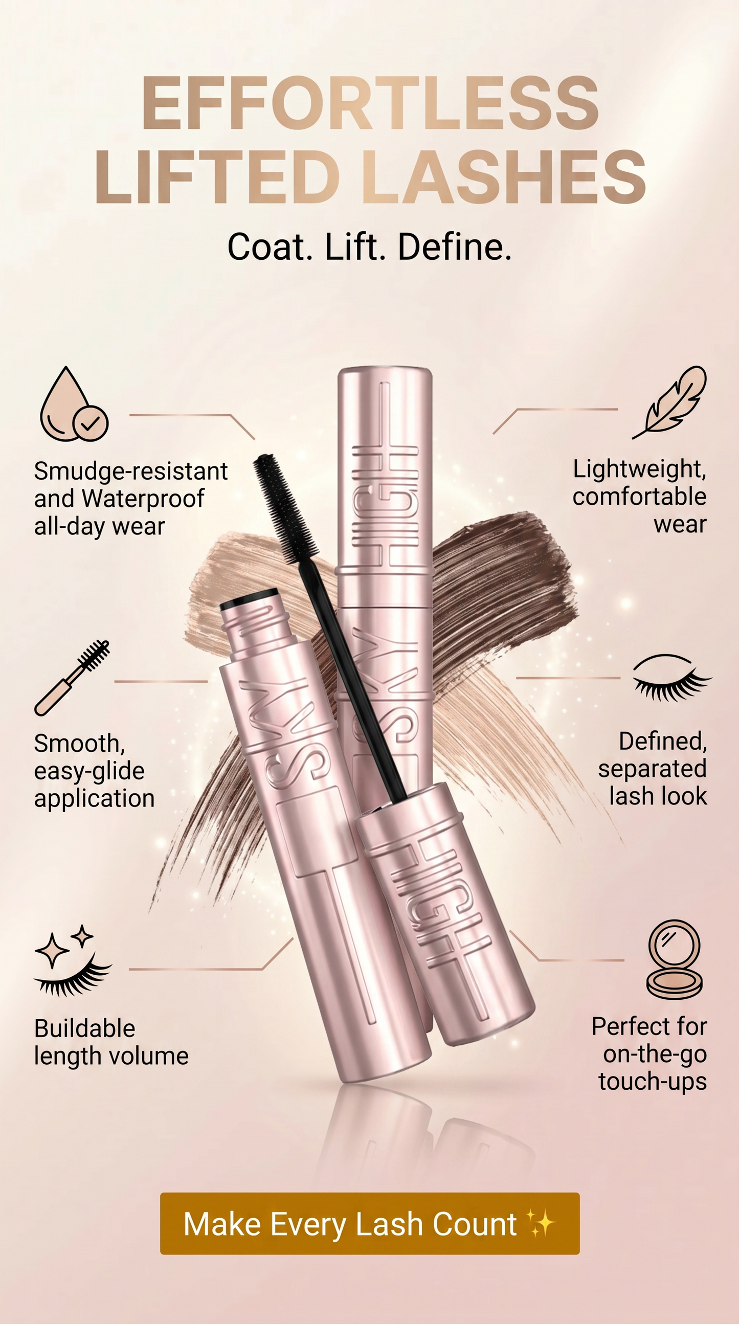 SparkGlow Eyes Eyelash Mascara